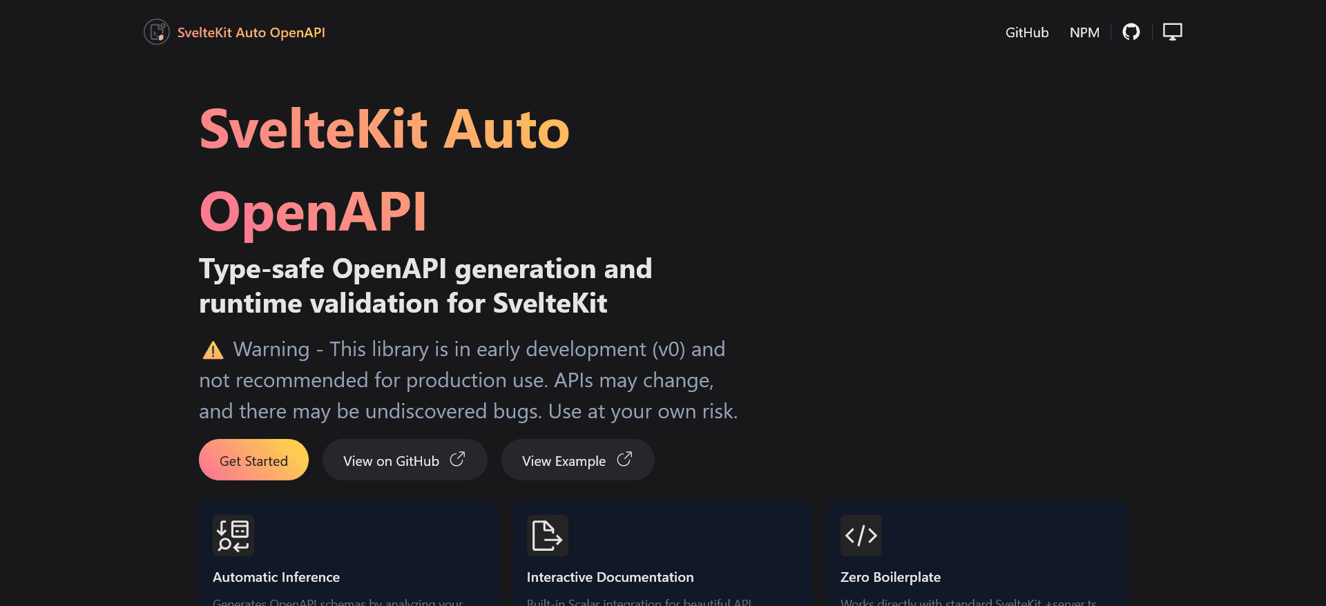 SvelteKit Auto OpenAPI